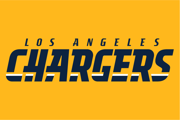 Los Angeles Chargers 2017-Pres Wordmark Logo 02 decal supplier